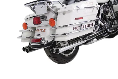 Harley Mufflers FLT Dual Exhaust Double Barrel Pipes 1995-2016 V-Twin 30-0847 X3 • $181.99