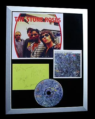 £349.95 • Buy Stone Roses+signed+framed+sally Cinnamon+drums=100% Authentic+fast Global Ship