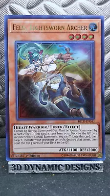 | Yugioh Felis Lightsworn Archer BLLR-EN043 1st Edition Ultra Rare NM 🔥 | • $4.99