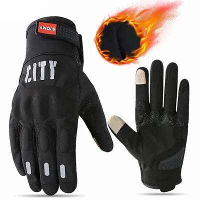 Winter Motorcycle Gloves Touch Screen Motorcross Windproof Protective Ski Gloves • $13.99
