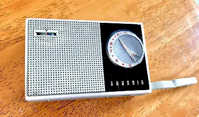 Vintage 1960's Grundig Micro-Boy Transistor Radio Germany - Working • $89.99