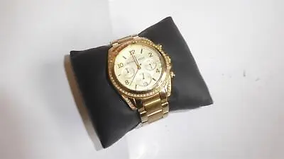 Pre-owned: Michael Kors Blair Ladies Chronograph Watch. Gold. MK-5166 • £161.40