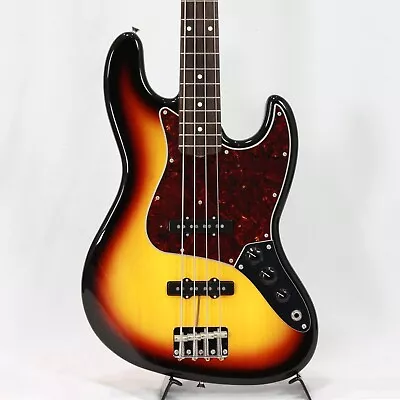 Fender Made In Japan Traditional 60S Jazz Bass Used 3-Color Sunburst W/Soft Case • $999.99