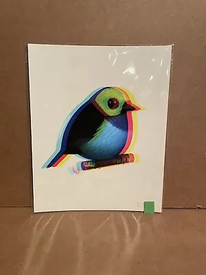 Mike Mitchell Paradise Tanager Printing Error Variant 8x10 Art Print Fat Bird • $149.99