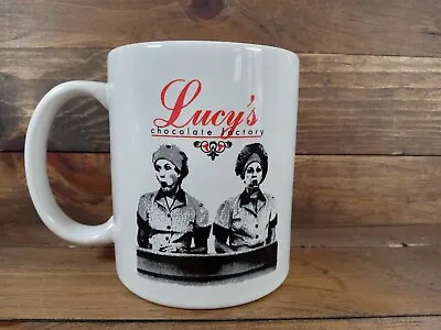 1996 I Love Lucy Lucy's Chocolate Factory White Coffee Tea Mug • $9.99