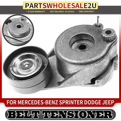 Belt Tensioner Assy W/Pulley For Mercedes-Benz Dodge Jeep Freightliner 2007-2017 • $38.99