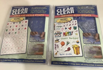 £4 • Buy 2 Sets Clear Stamps, Ideal For Card Making