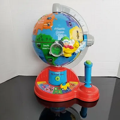 $17.99 • Buy Vtech Fly And Learn Globe Interactive Educational Talking Kids Atlas Geography