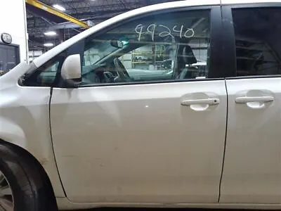2011 Sienna Left Driver Side Front Door Assembly Color: White 040 • $670