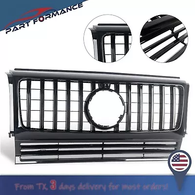 GT Front Grille Fit For 1990-2018 Mercedes Benz W463 G-CLASS  ALL Black • $88.37