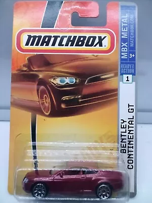 Matchbox Superfast / MB 727 - Bentley Continental GT - Met Red - Model Car X1 • $29.72