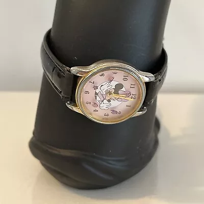 Disney By Sii Quartz Watch Minnie Mouse Rotating Butterflies Vintage New Battery • $20