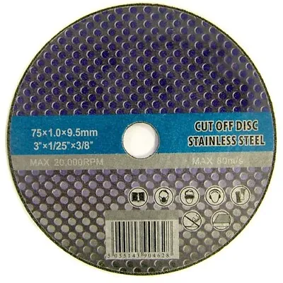 20 Pack Of 75mm 3  Thin Metal Cutting Disc - Cut Off Tool Wheel • £7.55