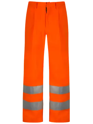 £12.99 • Buy Hi-vis Proban Fire Retardent Trousers Class 2 Work Safety  Reflective Knee Pad