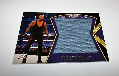 2014 Wwe Road To WrestleMania Mat Relic Costume Card Undertaker • £38.52