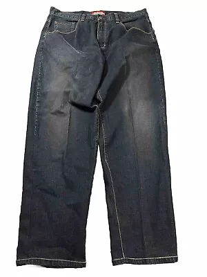 Vintage Y2K Union Bay Jeans 38x32 Baggy Loose Light Wash Denim Skater Hip Hop • $18.75