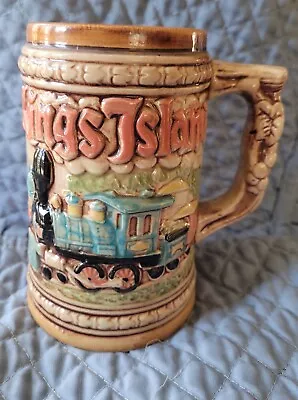 Kings Island Vintage Beer Stein Train Eiffel Tower Octoberfest Japan • $1.95