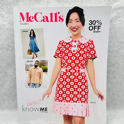 McCalls Volume 2 2023 Sewing Pattern Counter Book Catalog Fashion Paperback • $22.99