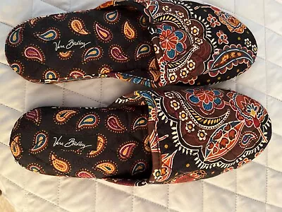 VERA BRADLEY Kensington Medium (7-8) Slipper With Pouch With Tag • $20