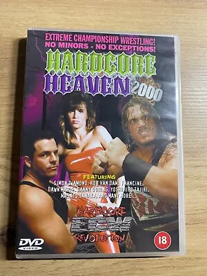 ECW - Hardcore Heaven 2000 DVD Extreme Championship Wrestling 18 Cert WWE WWF • £22.99
