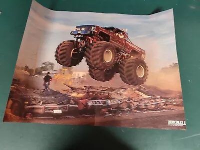 2 Sided Hercules & Virginia Beach Beast Vintage Monster Truck Poster  • $0.99