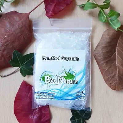 Menthol Crystals Aromatherapy Congestion Blocked Nose Relief Cold 50g 100g 200g • £9.99