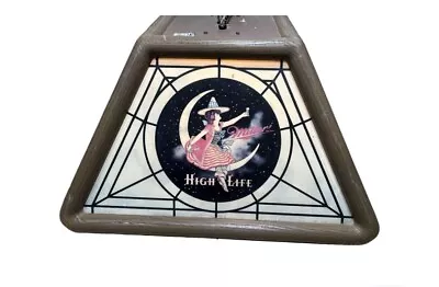 Vintage Miller High Life Beer Girl On The Moon Hanging Light • $155.92