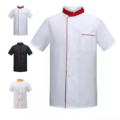 Chef Top Colorfast Wear-resistant Quick Dry Men Uniform Hotel • $13.05