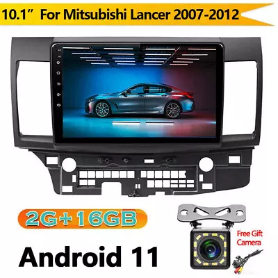 10.1'' Android 11 Car Stereo Radio GPS WIFI +Cam For Mitsubishi Lancer 2007-2012 • $111.07