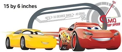 Cruz & Lightning McQueen Decal Wall Sticker Disney Cars Movie Peel Stick Art 95 • $8