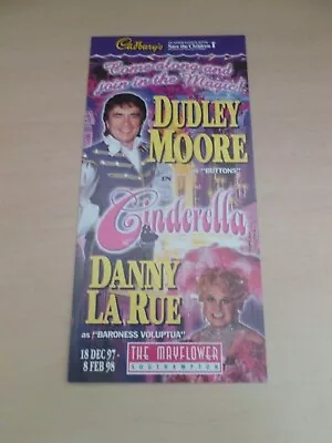 Dudley Moore Danny La Rue Southampton Pantomime Theatre Flyer  1997 • £10