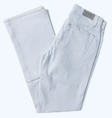 Paige Men's JRG Straight Leg Relaxed Fit Stretch Premium Denim Jeans In White • $34.99