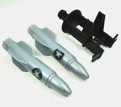 GI Joe Night Rhino 2002 Black Warthog Missiles W Launcher Original Hasbro Parts • $19.94