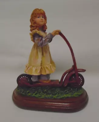 Vintage Vanmark Timeless Treasures 1999 Girl On The Red Scooter Jim Daly Figure • $8