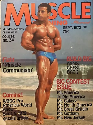 Muscle Training Illustrated September 1972 The Late Mr Olympia Chris Dickerson • $19.99