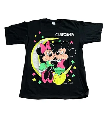 Vintage Mickey And Mickey Disney Velva Sheen California Tee  XL Fits Like Large • $24.99