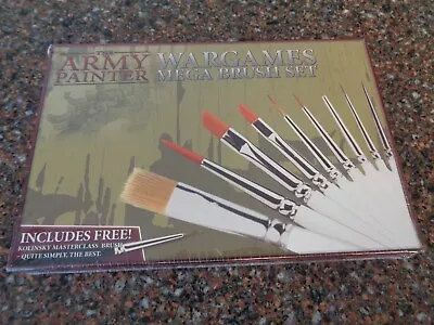 The Army Painter Wargames Mega Brush Set For Models & Miniatures Sealed New • $63.25