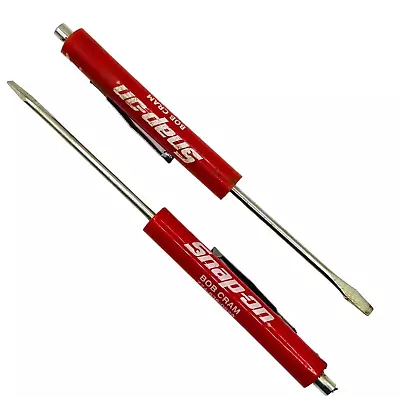 SNAP ON TOOLS Promotional Pocket Clip Mini Red SCREWDRIVER With Magnet Top 2PCS • $14.95