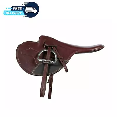 Lightweight Racing Exercise Horse Tack Saddle - Brown Available In All Sizes • $119