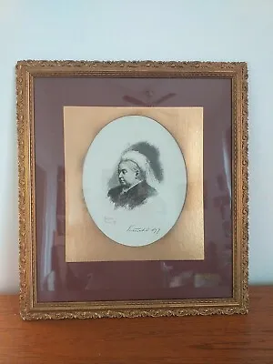 Antique Queen Victoria Framed Print By AMEDEE FORESTIER • $120.01