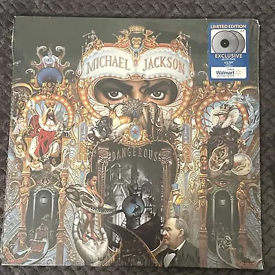 Dangerous By Micheal Jackson (Double LP Vinyl 1990) Silver Vinyl • $12