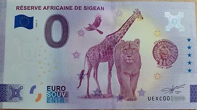 0 Euro SIGEAN UEXC 2024-4 AFRICAN RESERVE NOTE • £3