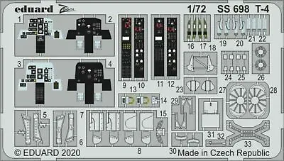 Eduard SS698 1/72 J.A.S.D.F T-4 Trainer Photo Etched Set Hobby Boss • £9.60