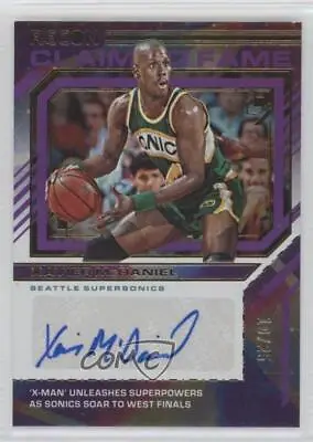 2021-22 Panini Recon Claim To Fame Signatures Purple /25 Xavier McDaniel Auto • $14.34