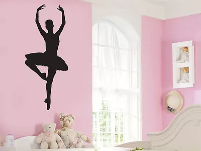 Ballerina Pirouette - Wall Art Vinyl Stickers Dance Ballet Dancer Murals Decals • £9.99