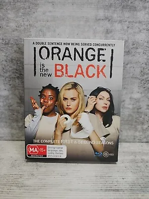 Orange Is The New Black Season 1 & 2 (Blu-ray 2015 6-Disc Set)  • £12.50