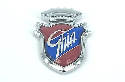 Genuine New FORD GHIA BADGE Emblem Fiesta 1976-2002 Focus 1998-02 Galaxy 1994-06 • $31.81