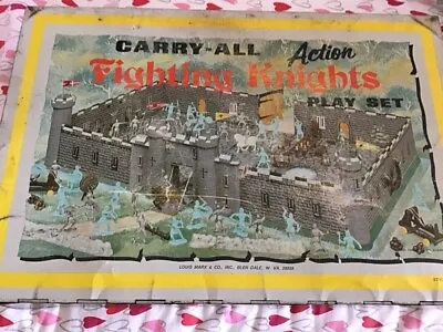 Carry-all Action Fighting Knights Playset 1968 Louis Marx Co Style W/accessories • $39.99