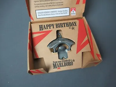 Marlboro Lucky Horseshoe Bottle Opener - Happy Birthday Promotion - NIB - J Sb • $4.23