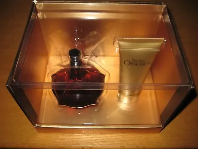 £90 • Buy Calvin Klein Secret Obsession Gift Set 100ml Perfume 100ml Body Lotion VINTAGE